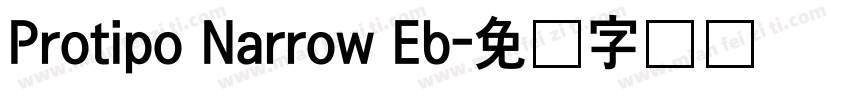 Protipo Narrow Eb字体转换